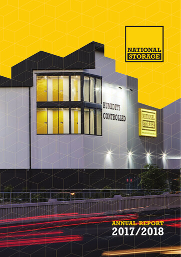 Thumbnail National Storage REIT Annual Report 2017-2018