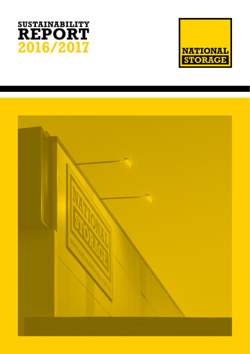 Thumbnail National Storage REIT Sustainability Report 2016-2017