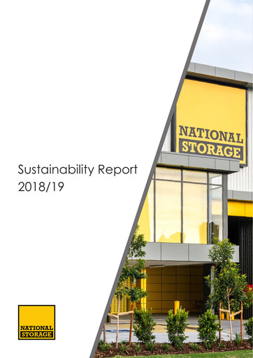 Thumbnail National Storage REIT Sustainability Report 2018-2019