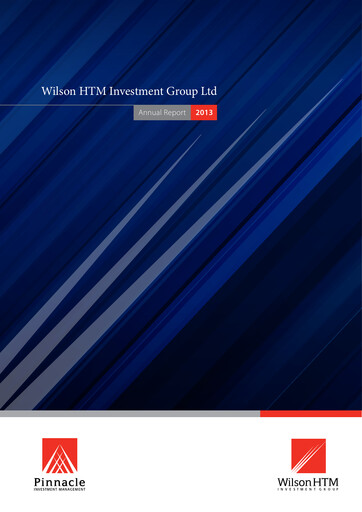 Thumbnail Pinnacle Investment Management Group Annual Report 2013