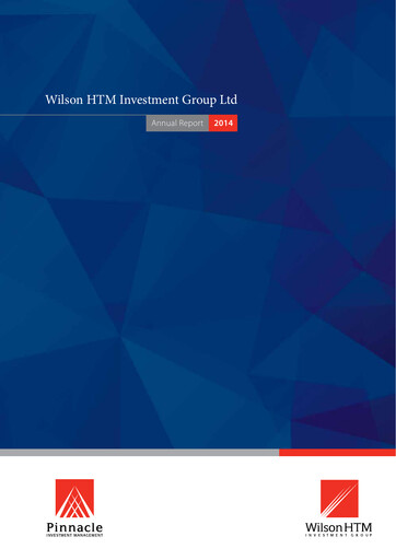 Thumbnail Pinnacle Investment Management Group Annual Report 2014