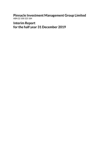 Thumbnail Pinnacle Investment Management Group Half-year Report 2020