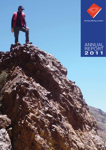 Thumbnail De Grey Mining Annual Report 2011