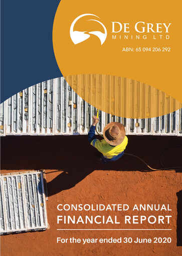 Thumbnail De Grey Mining Annual Report 2020