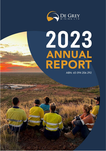 Thumbnail De Grey Mining Annual Report 2023
