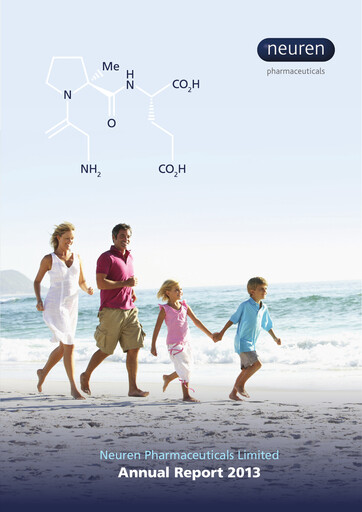 Thumbnail Neuren Pharmaceuticals Annual Report 2013