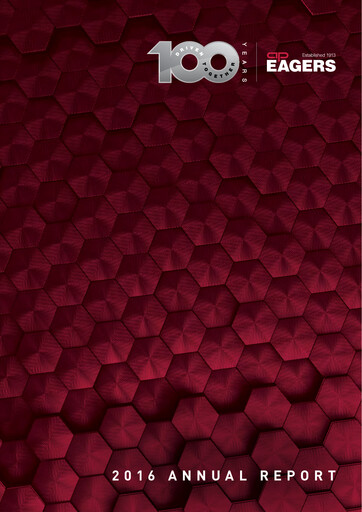 Miniature Eagers Automotive Limited Rapport annuel 2016