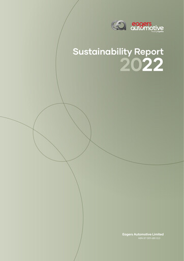 Thumbnail Eagers Automotive Limited Sustainability Report 2022
