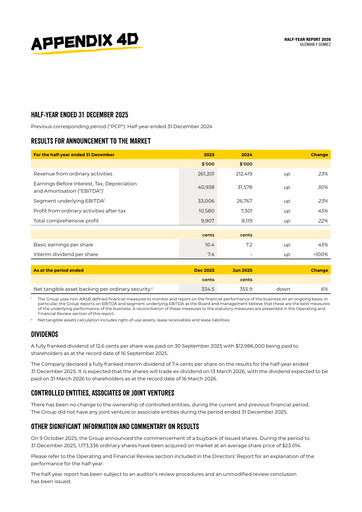 Thumbnail Guzman y Gomez Half-year Report 2025-2026-h1
