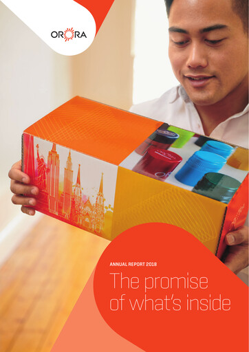 Thumbnail Orora Limited Annual Report 2018
