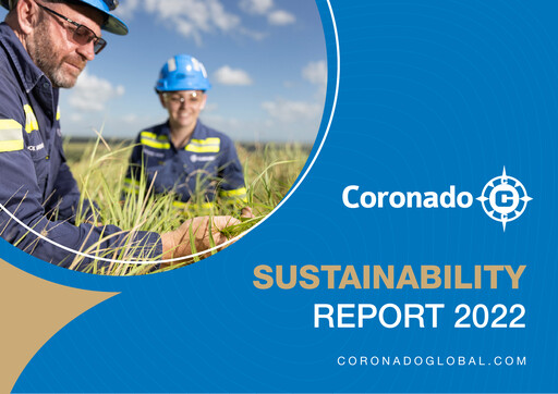 Thumbnail Coronado Global Resources Sustainability Report 2022