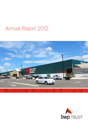 Thumbnail BWP Trust Annual Report 2012