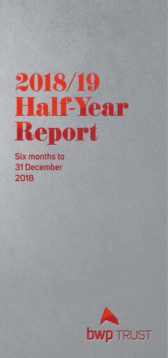 Thumbnail BWP Trust Half-year Report 2019-h1