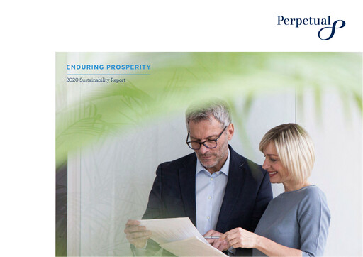Vorschaubild Perpetual Limited Nachhaltigkeitsbericht 2020