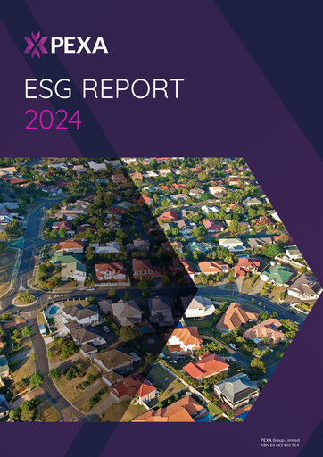 Thumbnail PEXA Group ESG Report 2024