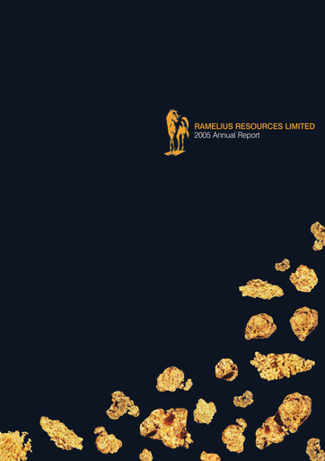 Thumbnail Ramelius Resources Annual Report 2005