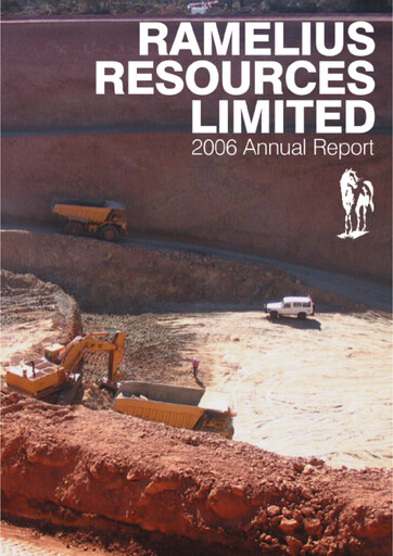 Thumbnail Ramelius Resources Annual Report 2006