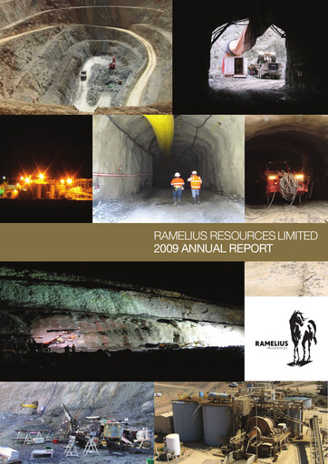Thumbnail Ramelius Resources Annual Report 2009