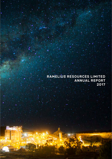 Thumbnail Ramelius Resources Annual Report 2017