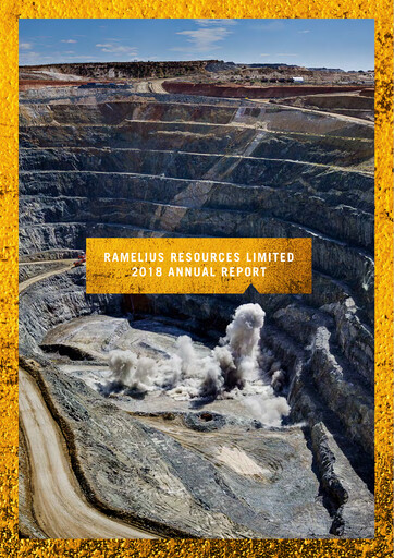 Thumbnail Ramelius Resources Annual Report 2018