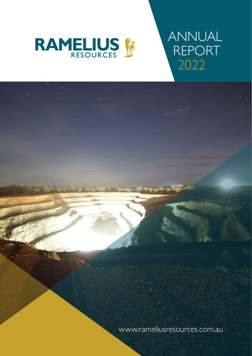 Thumbnail Ramelius Resources Annual Report 2022