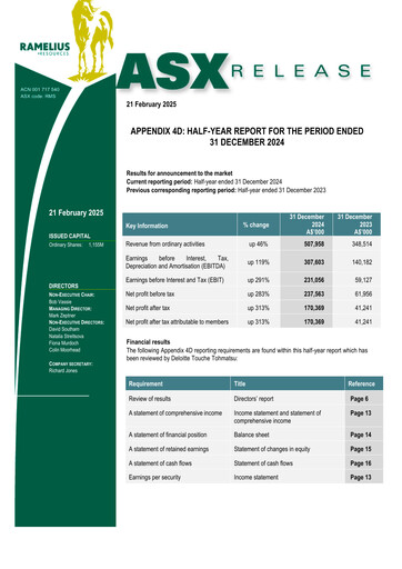 Thumbnail Ramelius Resources Half-year Report 2025-h1