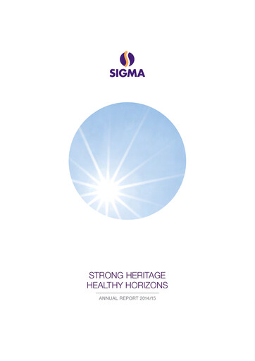 Thumbnail Sigma Healthcare Annual Report 2015