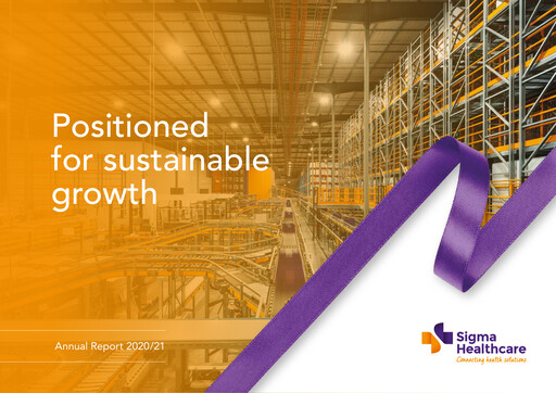 Thumbnail Sigma Healthcare Annual Report 2021