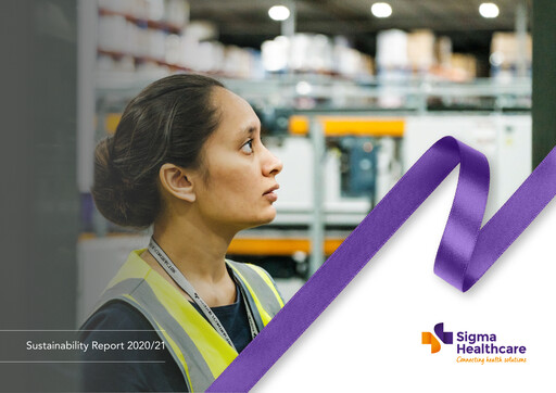 Vorschaubild Sigma Healthcare Nachhaltigkeitsbericht 2021
