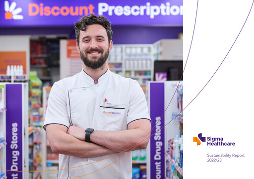 Vorschaubild Sigma Healthcare Nachhaltigkeitsbericht 2023