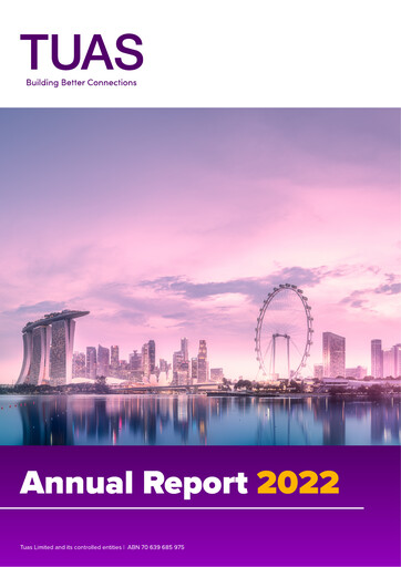 Thumbnail Tuas Limited Annual Report fy2022