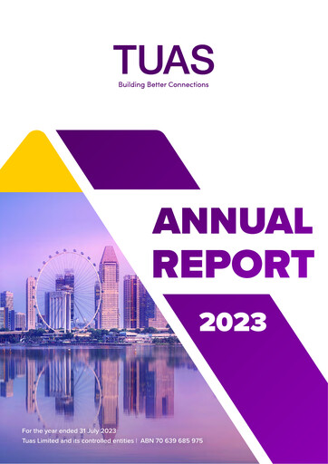 Thumbnail Tuas Limited Annual Report fy2023