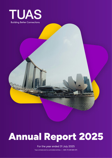 Thumbnail Tuas Limited Annual Report fy2025