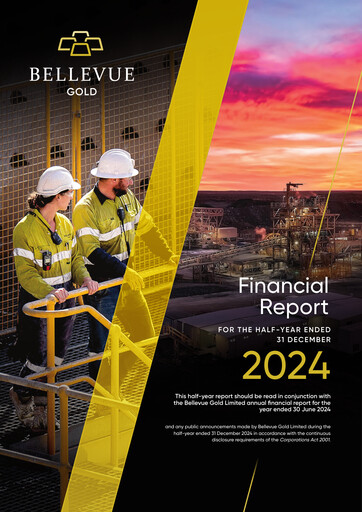 Thumbnail Bellevue Gold Financial Report 2025-h1