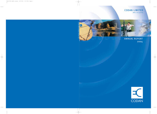 Thumbnail Codan Limited Annual Report 2004