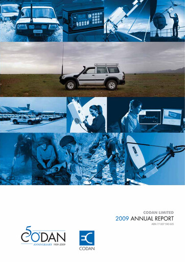 Thumbnail Codan Limited Annual Report 2009