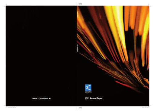 Thumbnail Codan Limited Annual Report 2011
