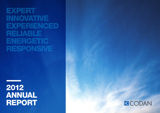 Thumbnail Codan Limited Annual Report 2012