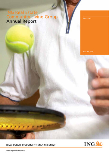 Thumbnail Ingenia Communities Group Annual Report 2010