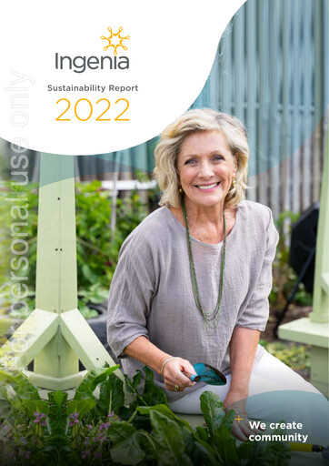 Thumbnail Ingenia Communities Group Sustainability Report 2022