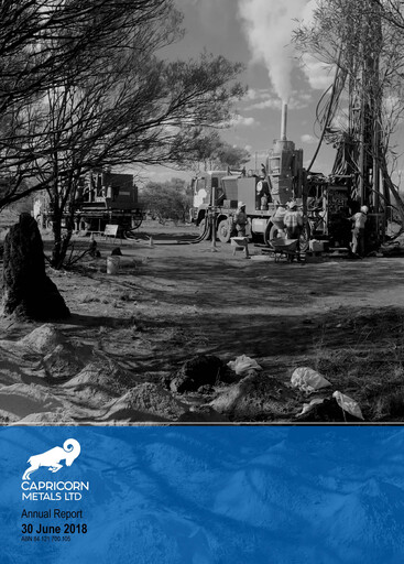 Thumbnail Capricorn Metals Annual Report 2017-2018