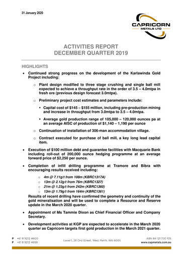 Thumbnail Capricorn Metals Quarterly Report 2019-2020-q2