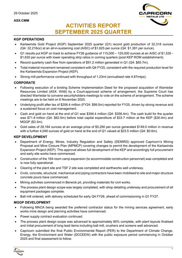 Thumbnail Capricorn Metals Quarterly Report 2025-2026-q1