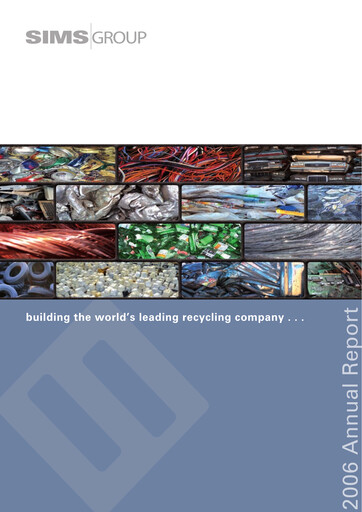 Thumbnail Sims Limited Annual Report 2005-2006