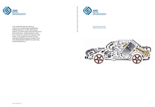 Thumbnail Sims Limited Annual Report 2007-2008