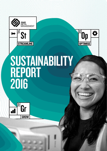 Thumbnail Sims Limited Sustainability Report 2015-2016