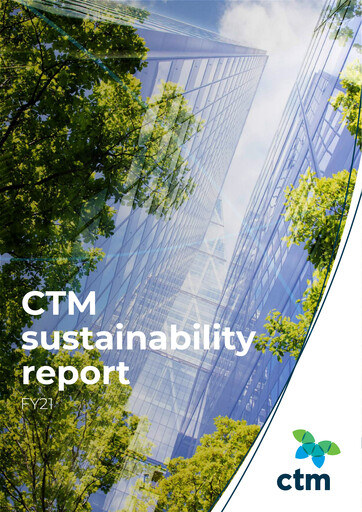 Thumbnail Corporate Travel Management Sustainability Report 2021