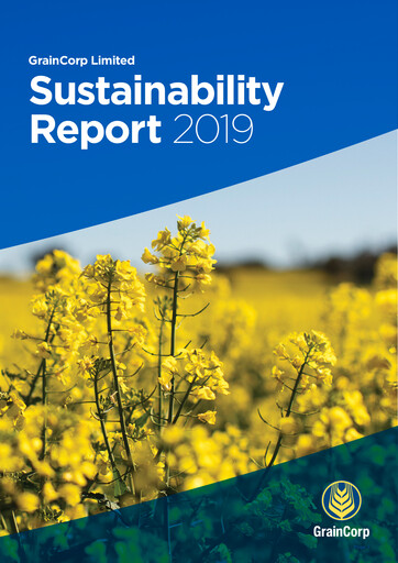 Thumbnail GrainCorp Sustainability Report 2019
