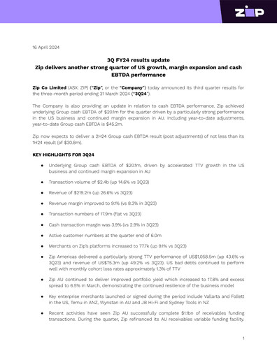 Thumbnail Zip Co Quarterly Report 2024-q3