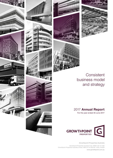 Miniature Growthpoint Properties Australia Rapport annuel 2017